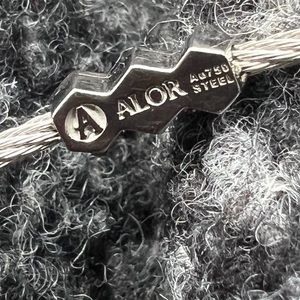 COPY - Alor 18K White Gold, Stainless Steel & Diamond Cable